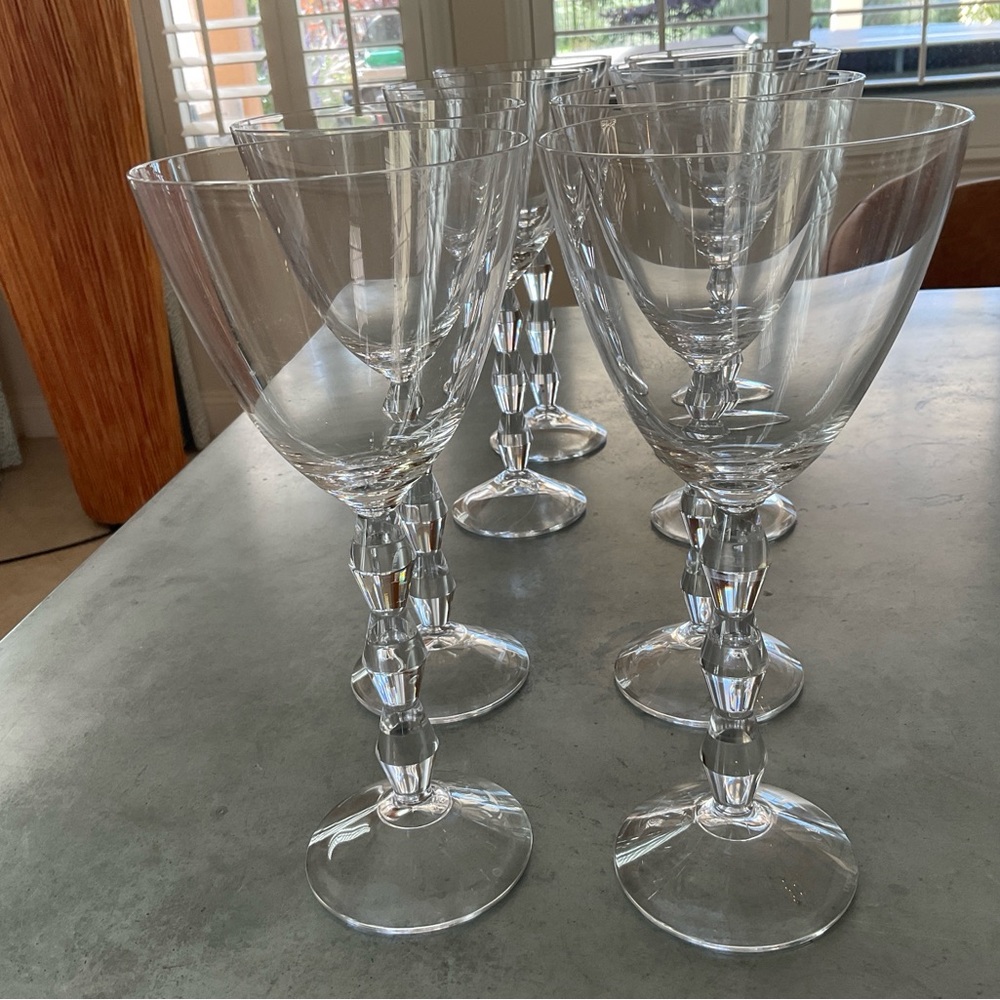 Lenox Carot Crystal Water Goblets
